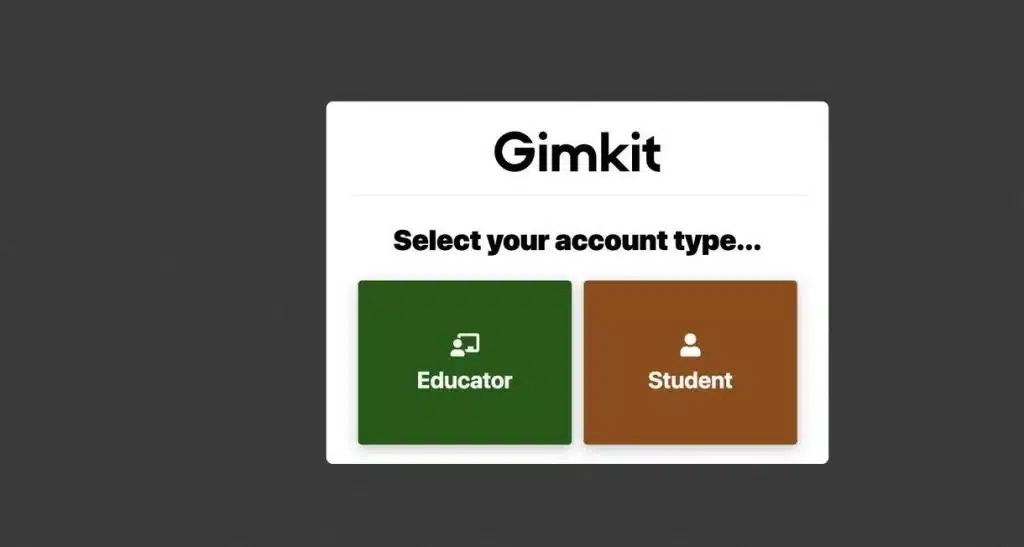 Gimkit Create Account